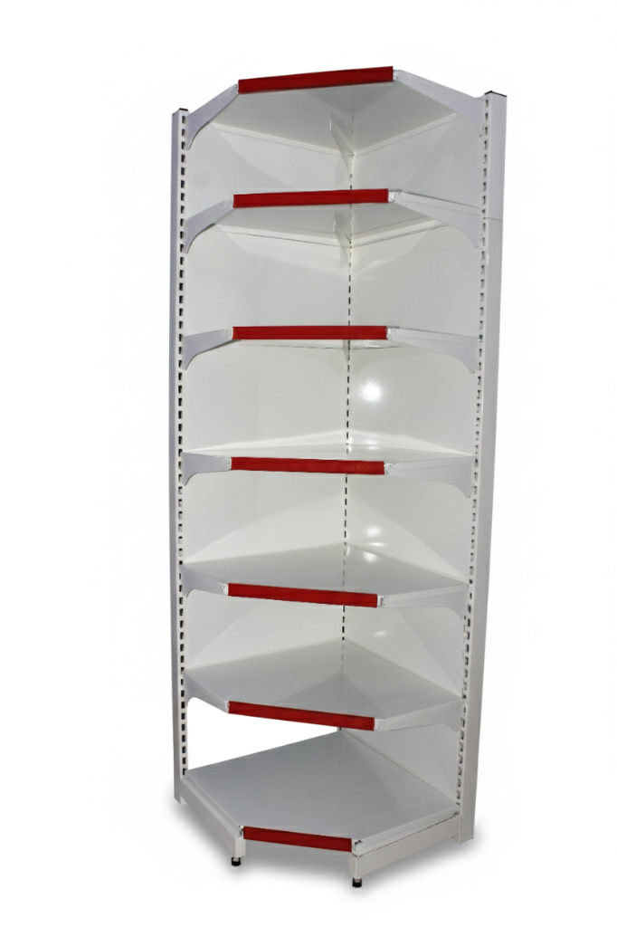 Corner Rack - Supermarket rack manufacturer Madurai
